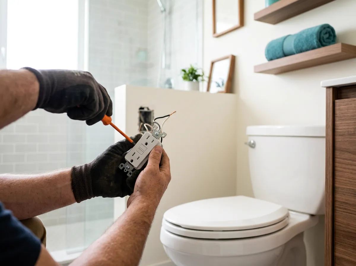 Bidet without an outlet — illustration