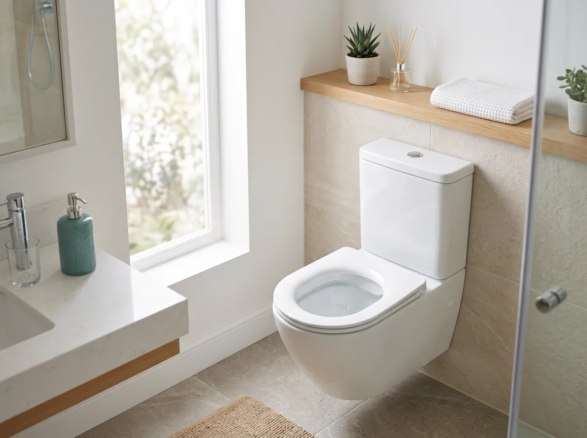 How to clean toilet bowl stains — illustration