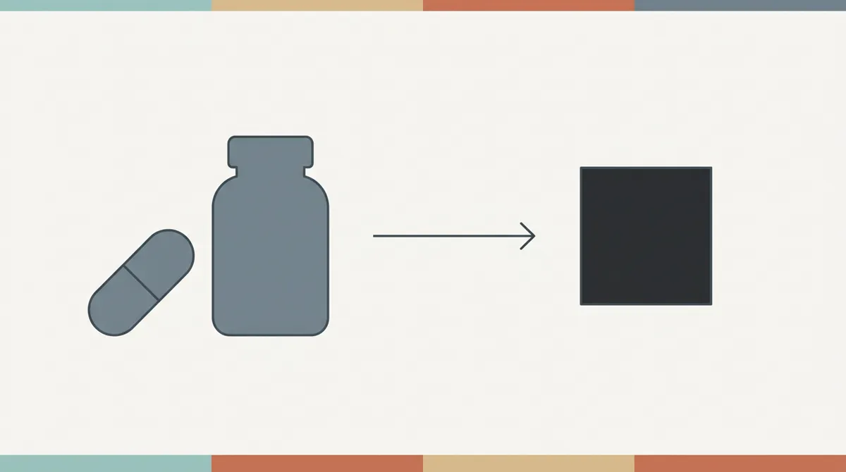 Diagram: Black poop: iron and Pepto-Bismol versus an upper GI bleed