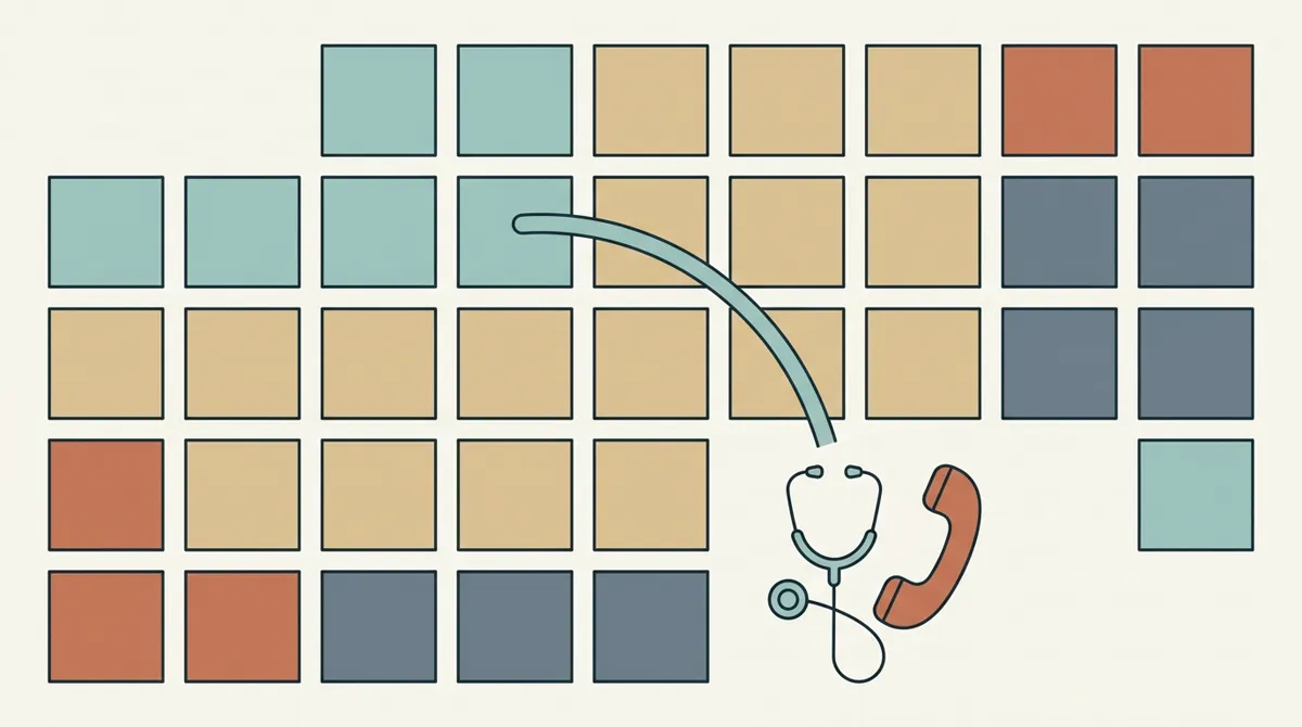 Diagram: One time versus a pattern: how long a color change should last before you call